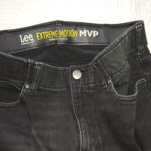 Lee Jeans Performance Series, 34 waists by 32 lengths, black charcoal color.